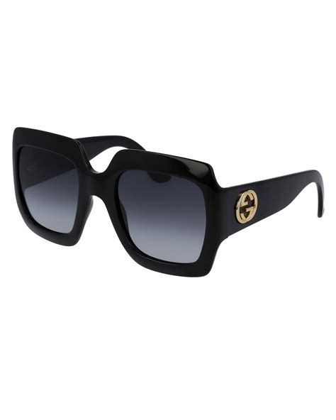 gucci anima décor square sunglasses|gucci women's oversized square sunglasses.